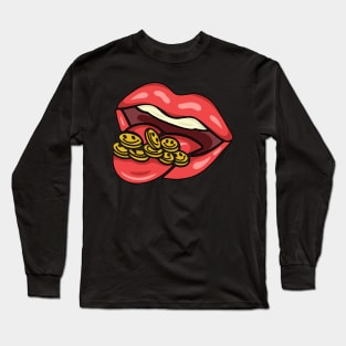 Smile and lips Long Sleeve T-Shirt